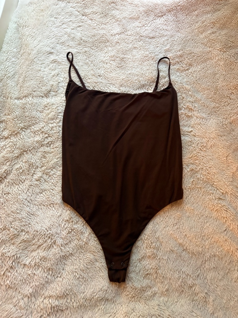 SKIMS Fits Everybody Brown Cami Bodysuit